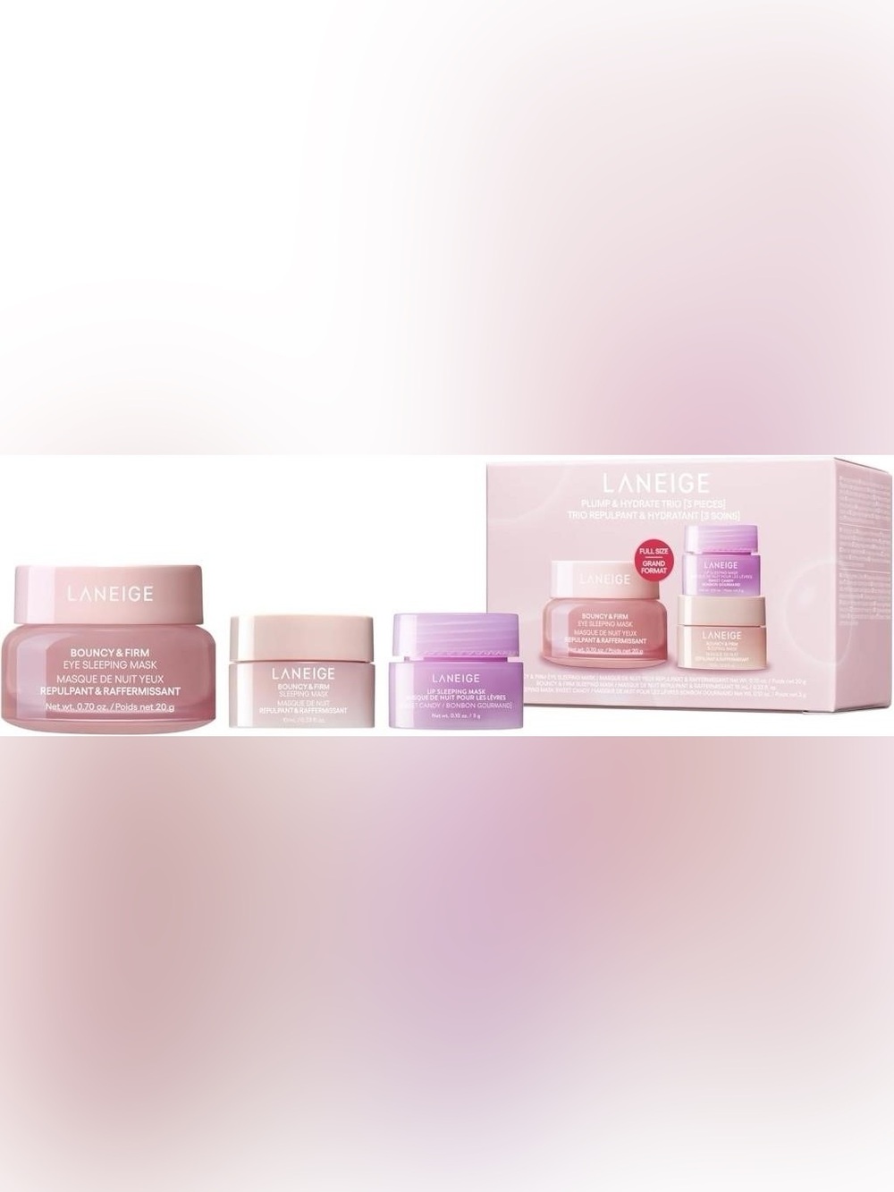 LANEIGE PLUMP & HYDRATE TRIO: TRAVEL SET
